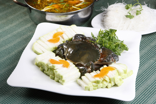 2 món cua nấu lẩu