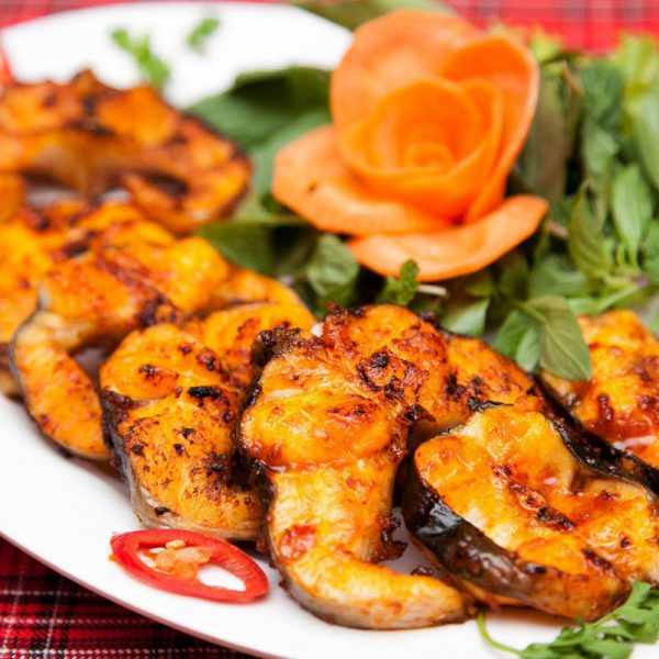 Cá Lăng nướng muối ớt